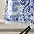 thumbnail image 5 of GZHJMY Abstract Blue 60 Inch Round Tablecloth with Zipper Umbrella Hole Washable Spillproof Table Cloth Decorative for Picnic,Camping,Indoor and Outdoor, 5 of 7
