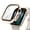 White + Rosegold, variant on 2-in-1 Waterproof Case for Apple Watch Screen Protector,Fit For iWatch Series 9/8/7 41mm,Built-in Tempered Glass Film Face Protective & PC Bumper Cover Ultra-Thin Case,Black + Silver