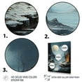 thumbnail image 3 of Designart "Pluto s Paradox Blue Grey Mercury" Mercury Floater Framed Wall Art Living Room, 3 of 7