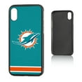 thumbnail image 3 of Miami Dolphins iPhone Stripe Design Bump Case, 3 of 5