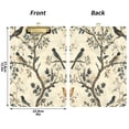 thumbnail image 5 of FORMRS Acrylic Clipboard with Low Profile Clip Standard A4 Letter Size, 12.5" x 9", Beige Birds, 5 of 8
