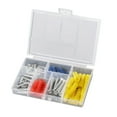 thumbnail image 3 of 60PCS Plastic Self Drilling Ribbed Drywall and Wall Anchors with Screws M5 M6 M8, 3 of 5