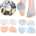 thumbnail image 7 of 4 Pairs  Silicone Toe Separators for Women,  Bunion Corrector Breathable and Soft,  Toe Separators for Women and Men (4 Pairs*Beige), 7 of 7