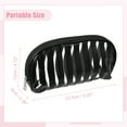 thumbnail image 2 of Unique Bargains Clear Makeup Bag Transparent Toiletry Bag Zipper Cosmetic Bag Organizer for Travel for Women Black, 2 of 7