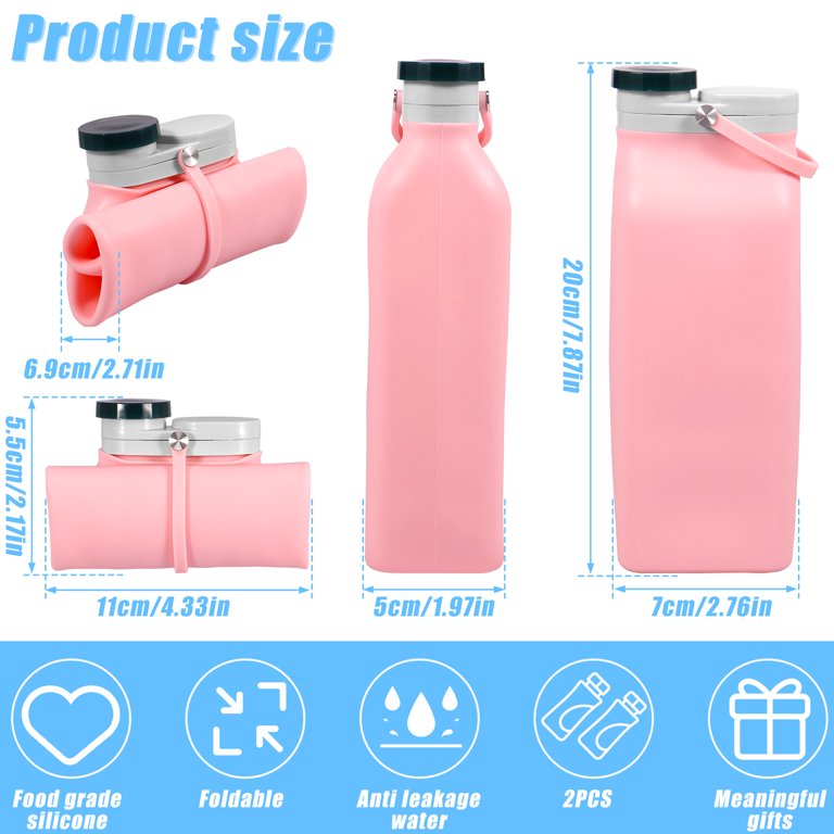 Kindness and Joy Toys  Collapsible Silicone Water Bottle