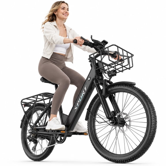Soonaway F29 Electric Bike for Adults, 750W Rated, 20 mph, 48V10.4A Removable Battery, 26" E-Mountain Bike, 7-Speed, Class 2 UL2849