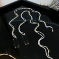 thumbnail image 6 of FLáshing Diamond Chain Hairpin Headdress Tassel Hairpin Hair Accessories for Women Girls Teens, Stylish Braided Hair Chain for Party, Wedding, Photoshoot, Cosplay, Birthday, Gifts Makeup Organizers, 6 of 9