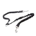 thumbnail image 3 of Miangastore Sangle Double Tête Extensible Corde Extensible Fournitures pour Animaux Chien Chiot (Noir, Taille m), 3 of 8
