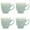 Sage Blue, variant on The Pioneer Woman Ainsley Ceramic Mug Set, Iris, 4-Pack