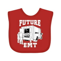 Inktastic Future EMT Ambulance Boys or Girls Baby Bib