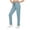 Light Blue, variant on felwors Women's Scrub Pants High Waist Elastic Drawstring Work Trousers with Pockets Side Zipper Casual Wear(Light Blue, XS)