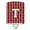 Cardinal & White, variant on Caroline's Treasures CJ1078-TCNL Letter T Football Garnet and Gold Ceramic Night Light, 6x4x3", multicolor