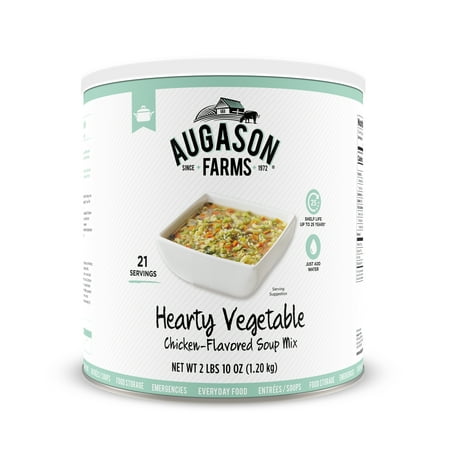 Augason Farms Emergency Food Hearty Vegetable Chicken Soup Mix