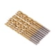thumbnail image 2 of Paquete de 100 Piezas de Brocas Helicoidales de Metal HSS Zulema 1.0 Mm 1.5 Mm 2.0 Mm 2.5 Mm 3.0 Mm, 2 of 8