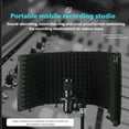 thumbnail image 4 of Panneau d'Enregistrement Vocal Pliable et Ajustable, Isolation Acoustique Portable, Protection Microphone, Plaque Anti-Bruit, 4 of 7