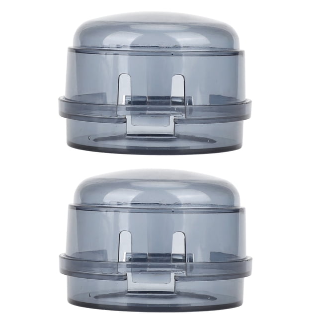 Child Proof Gas Stove Knob Covers PP Material High Temperature Easy To Install 2pcs for Home Kitchen