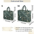 thumbnail image 2 of FORMRS Womens Corduroy Tote Bag Crossbody Shoulder Handbag with Pocket, Floral Forest Scene, 2 of 7