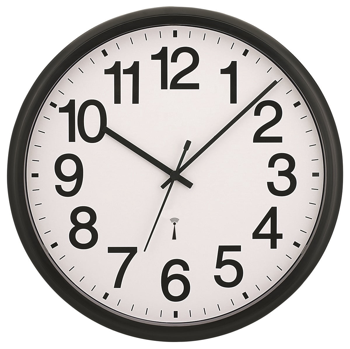 Tempus 13 1 2 Commercial Atomic Wall Clock With Black Frame And Radio Controlled Movement Walmartcom Walmartcom Tempus 13 1 2 Commercial Atomic Wall Clock With Black Frame And Radio Controlled Movement Walmartcom Walmartcom