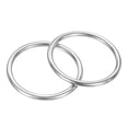 thumbnail image 1 of Uxcell Anillos O de Metal de 2 Pulgadas [2Pcs] - Acero Inoxidable 316 de 0.2 Pulgadas de Grosor Anillos Redondos Soldados Multiusos para Manualidades, 1 of 1