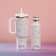 thumbnail image 5 of RTIC 20 oz Ceramic Lined Insulated Journey Water Bottle, Leak-Proof Lid, Pink Magnolias, 5 of 8