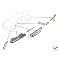 thumbnail image 3 of Auto Left Rear Bumper Reflector Light Warning Signal Light for 5 Series F10 M Version 63147842955, 3 of 5