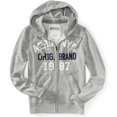 thumbnail image 1 of Aeropostale - Sudadera con capucha y forro polar con cremallera completa para hombre, gris, mediano Aeropostale Sudadera, 1 of 1