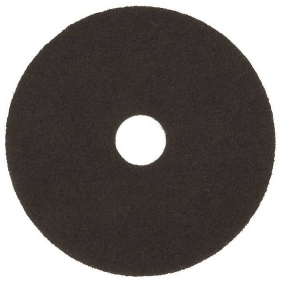 3M Low-Speed Stripper Floor Pad 7200 14" Diameter Black 5/Carton