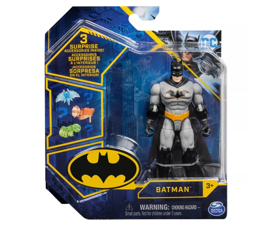 DC Batman SpinMaster Limited Edition 4in Action Figure Batman S1 V1