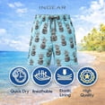 thumbnail image 3 of INGEAR Little Boys Quick Dry Beach Board Shorts Kids Swim Trunks UPF 50+ Swimsuit with Pockets, 3 of 6