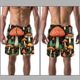 thumbnail image 3 of luoweisi Men's Beach Shorts Quick Dry Swim Trunks with Mesh Lining Mushroom S, 3 of 5