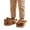 Brown, variant on Kids Cute Cat Fuzzy House Slippers, Toddler Cartoon 3D Kitten Closed Back Slippers, Warm Plush Non Indoor Bedroom Slippers for Boys Girls Fall Winter