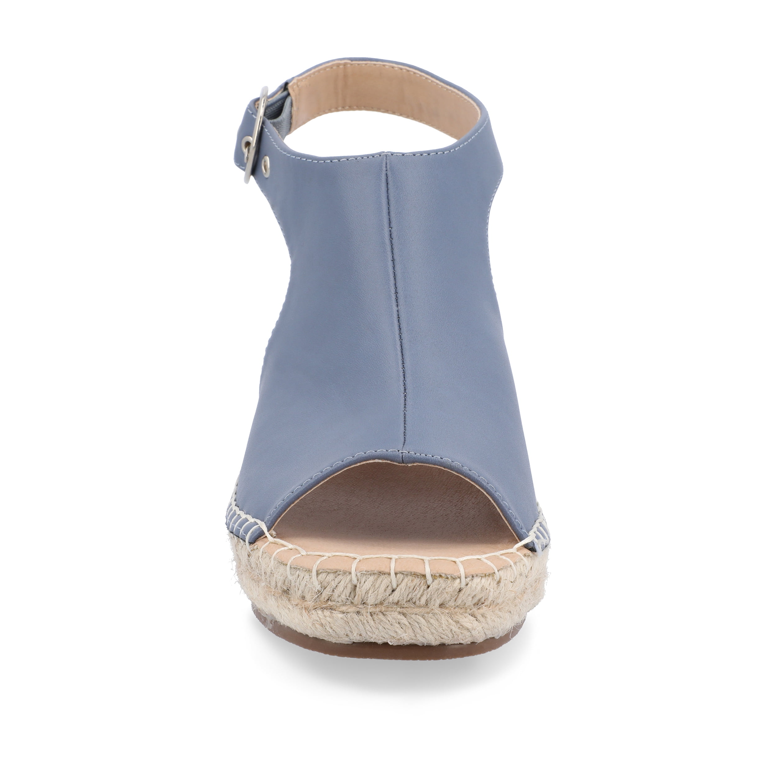 Journee Womens Crew Wedge Heel Espadrille Sandals, Widths Available