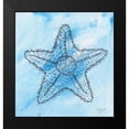 thumbnail image 2 of Dyer, Beverly 20x21 Black Modern Framed Museum Art Print Titled - Coastal Starfish, 2 of 5