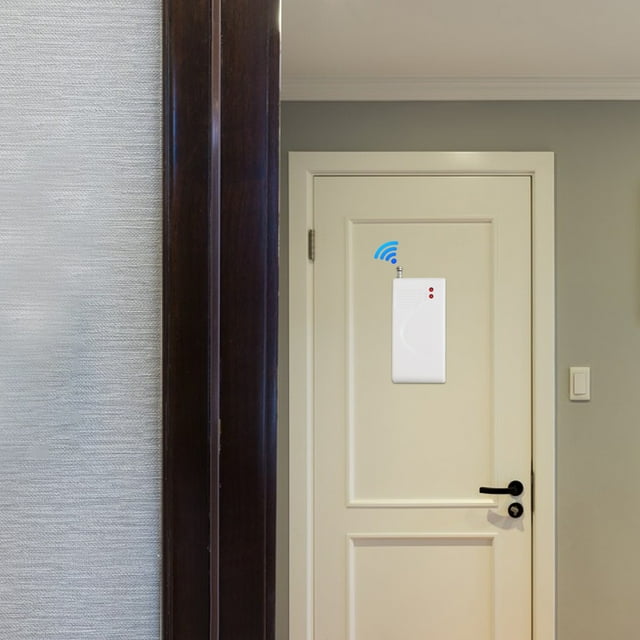 Household Door Magnetic Alarm, 433MHz Wireless Sensor, Window Door Security, Anti-Theft System, Intelligent Detection, Low Power, Easy Installation, High Concealment