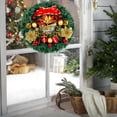 thumbnail image 2 of TanSiDing 1pcs Lifelike Artificial Christmas Wreath - Realistic Faux Greenery Decor, All-Weather Outdoor & Indoor Hanging Decoration for Holiday Party Home Door Wall 30cm, 2 of 6