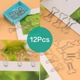 thumbnail image 1 of Silver Stationery Accessories Paper Clips, Cute Paper Clips, For Office For School File Classification Bookmark, 1 of 8