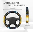 thumbnail image 5 of Bingfone Space Planet Steering Wheel Cover - Universal 15 Inches Car Steering Wheel Covers Grip Auto Internal Accessories, 5 of 7