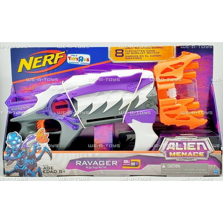 NERF Alien Menace Ravager Blaster 2015 Hasbro B7406 - Walmart.com