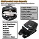 thumbnail image 3 of Mochila moderna Karoukee Top de cuero genuino para hombre, color negro, 3 of 7