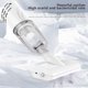 thumbnail image 5 of Aspiradora portátil de mano - 60W 3000PA aspiración para colchón, sofá, moqueta - 30 min de duración, copa de polvo de 0,3L, recargable USB, blanco y negro, 5 of 9