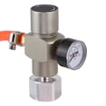 thumbnail image 4 of Regulador De Gas CO2, Manómetro De 4 Juegos + Adaptador + Manguera Roja + Distribuidor Cargador De Barril De CO2, Barril Para Vino, Soda Y Café ANGGREK CO2 Mini Regulator, 4 of 8