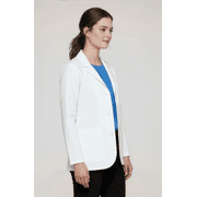 Scrubstar Women's Core Essentials 28 Long Lab Coat, Sizes XS-3XL