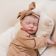thumbnail image 3 of Lifelike Reborn Baby Dolls - 19 inch Handmade Realistic Baby Doll Cloth Body Realistic-Newborn Baby Doll with Toy & Gift Box for Kids, 3 of 5