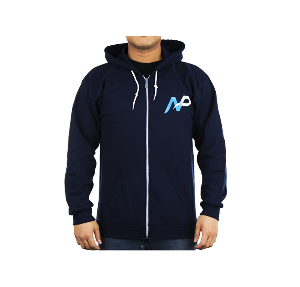 navy blue zip up hoodie mens