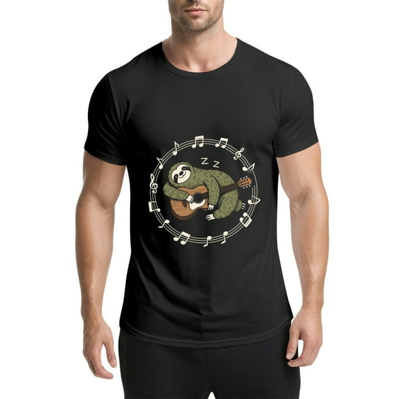 Black T Shirts for Men, Mens Graphic Tees, M5717105,3XL