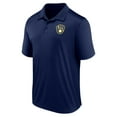 thumbnail image 2 of Men's Fanatics Branded Navy Milwaukee Brewers Logo Polo, 2 of 3