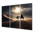 thumbnail image 2 of Designart "Grand Dune Procession " Animals Art Living Room Set, 2 of 5