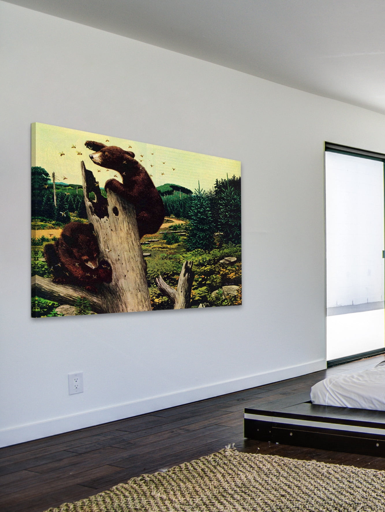 "Honey Bears" Painting Print on Wrapped Canvas
