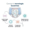 thumbnail image 3 of Ropa interior desechable Goodnites para dormir talla S/M unisex 11 pzas, 3 of 4