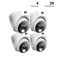 thumbnail image 2 of Cámaras de seguridad Night Owl Add On con cable 2K HD Dome, paquete de 4, 2 of 7